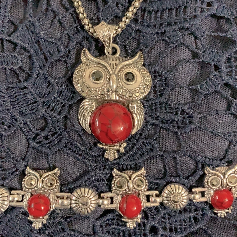 Silver Owl Set